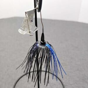 Berkley Bass Fishing Jig Lure Spinner Blade Blue Black 38790 New Without Tags